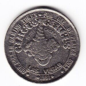 1981 Circus Circus Hotel & Casino Las Vegas $1 Gaming Token (b83)